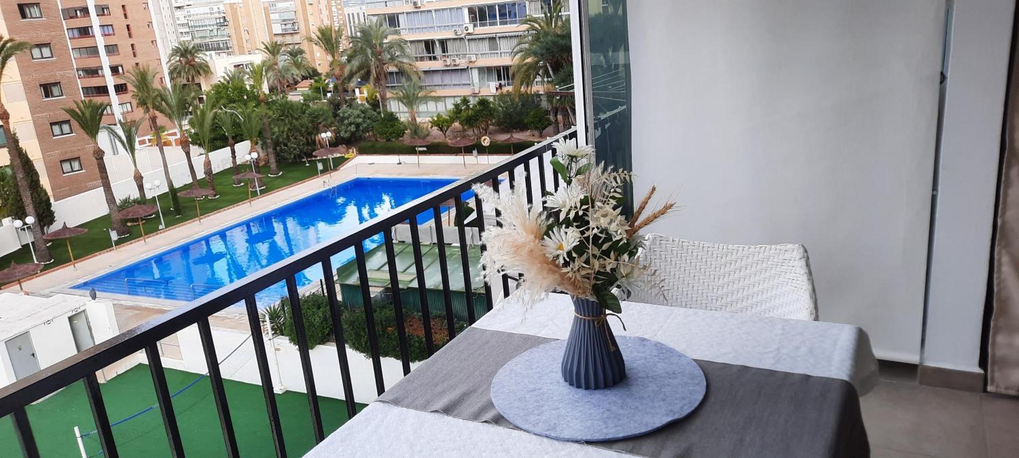 Happy Loix Wifi Aa Garage Piscina Benidorm Exteriör bild